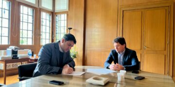 El municipio firmó un convenio con Bunge para seguir poniendo en valor el predio ferroviario