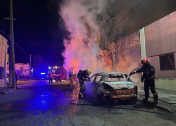 Cañada de Gómez: Se incendió un automóvil en la zona sur de la ciudad