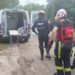 Bomberos de Cañada de Gómez asistieron en zona rural a una mujer mayor que necesitaba ser trasladada de manera urgente para su internación