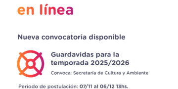 La municipalidad de Cañada de Gómez convoca a guardavidas para la temporada de verano 2025-2026