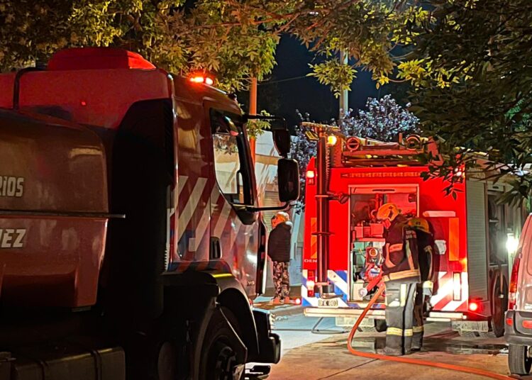 Cañada de Gómez: Incendio en una vivienda durante la madrugada de hoy