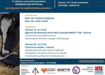 Nueva Edición del Curso de Inseminación Artificial: Un Impulso al Desarrollo Productivo de Iriondo