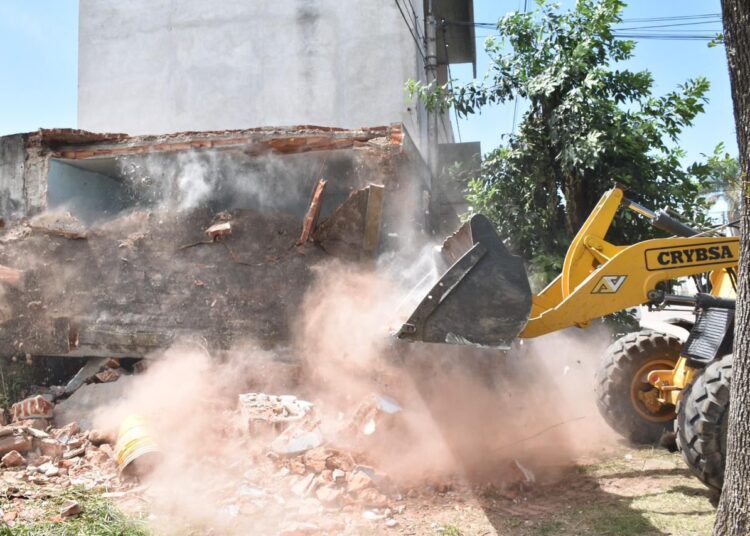 Venado Tuerto –  Microtráfico: la Provincia derrumbó el búnker N° 100 de venta de drogas