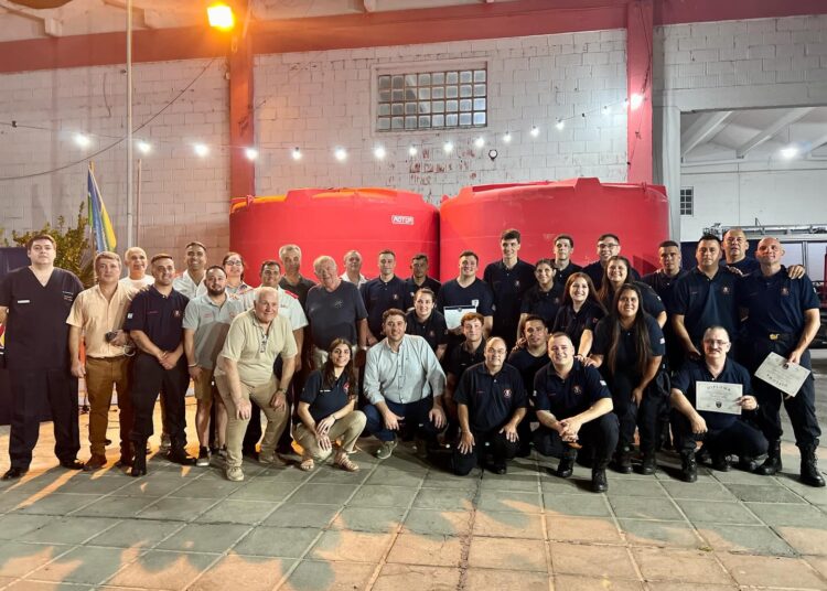 Acto conmemorativo por el 65° aniversario de los Bomberos Voluntarios de Cañada de Gómez