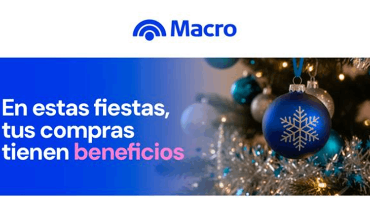 BANCO MACRO TIENE LOS MEJORES BENEFICIOS EN LAS FIESTAS DE NAVIDAD Y AÑO NUEVO