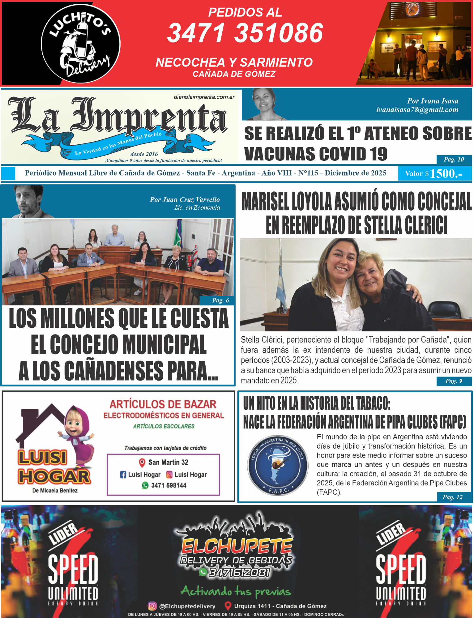 Edición Impresa N°113 (Octubre 2025)