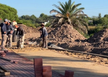 La municipalidad de Cañada de Gómez avanza con la obra del Parque Lineal del Arroyo