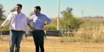 Chale y Pullaro recorrieron obras en ejecución y anunciaron nuevos proyectos para la ciudad