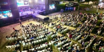 La 37° edición del Festival Las Tres Lunas de Cañada de Gómez comenzó a pleno con el Luna Rock