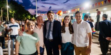 Transformación en marcha: Rasetto y Pullaro inauguraron el nuevo jardín en Salto Grande y supervisaron obras clave