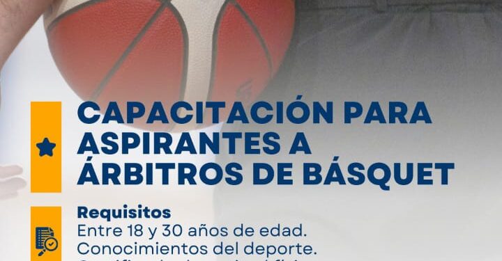 ¡Esta es tu oportunidad! ACRAD ofrece el Curso de Aspirantes a Árbitros de Basquet
