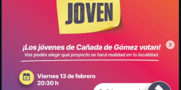 Presupuesto participativo joven: los jóvenes votan y definen el próximo proyecto para Cañada de Gómez