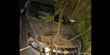 Un funense robó a mano armada en Cañada de Gómez, volcó con su auto y fue aprehendido en Carcarañá