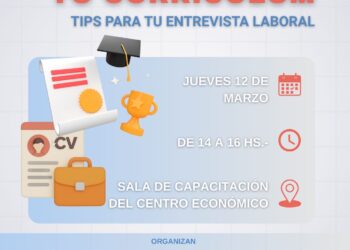 El Centro Económico de Cañada de Gómez convoca a la Charla: Cómo elaborar tu Curriculum