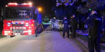 Cañada de Gómez: Incendio de un vehículo en calle Echeverría, entre Moreno e Yrigoyen