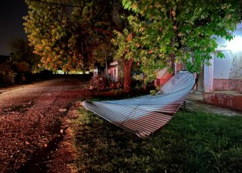 Lo que dejó la tormenta en Cañada de Gómez