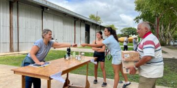 La Municipalidad de Cañada de Gómez realizó este fin de semana una nueva jornada de EcoCanje en el Centro de la Juventud