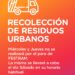 Recolección de residuos en Cañada de Gómez debido al paro de Festram del miércoles y el jueves