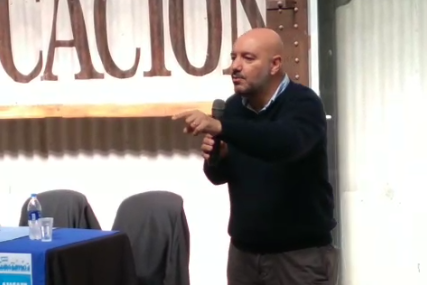 Rodrigo Alonso, secretario general de Amsafe.