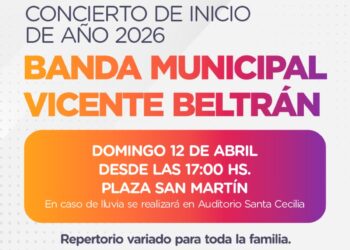 La banda municipal “Vicente Beltrán” presenta su concierto de inicio de año 2026