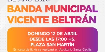 La banda municipal “Vicente Beltrán” presenta su concierto de inicio de año 2026