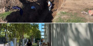 La Municipalidad de Cañada de Gómez continúa ejecutando obras en distintos puntos de la ciudad