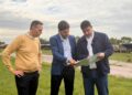 El intendente Chale recibió al gobernador Pullaro para recorrer próximas obras para transformar la ciudad