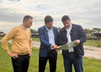 El intendente Chale recibió al gobernador Pullaro para recorrer próximas obras para transformar la ciudad