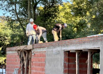 La Municipalidad de Cañada de Gómez avanza con la obra de construcción de nuevos sanitarios en el predio del Museo Histórico Municipal