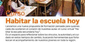 “Habitar la escuela secundaria hoy”. Nueva capacitación con puntaje docente oficial.