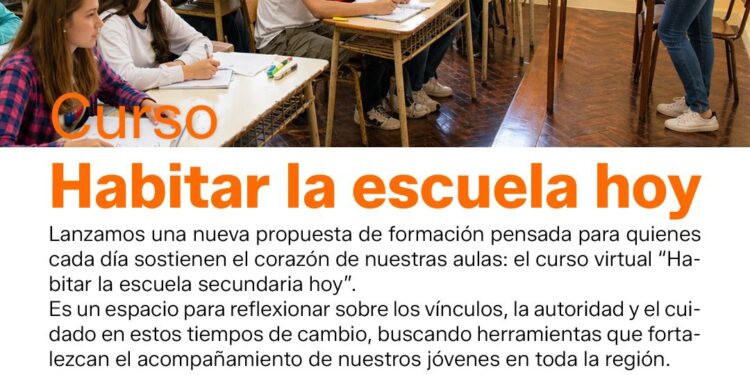 “Habitar la escuela secundaria hoy”. Nueva capacitación con puntaje docente oficial.