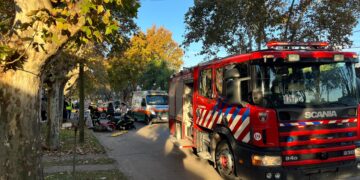 Cañada de Gómez: grave accidente de tránsito entre un automóvil y dos motocicletas