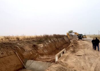El municipio cañadense avanza con obras hídricas detrás del Autoclub para mejorar el escurrimiento y prevenir anegamientos