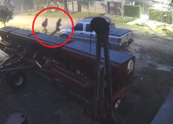 (VIDEO IMPACTANTE) Cañada de Gómez: Dos delincuentes armados a bordo un vehículo intentaron cometer ilícito contra un vecino