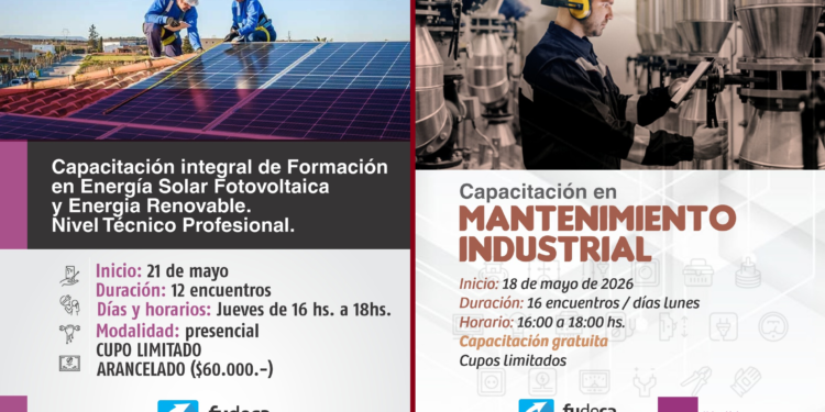FUDECA abre la inscripción a dos capacitaciones