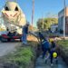 La Municipalidad de Cañada de Gómez continúa con trabajos de infraestructura hídrica en Ruta 9 y calle Tucumán