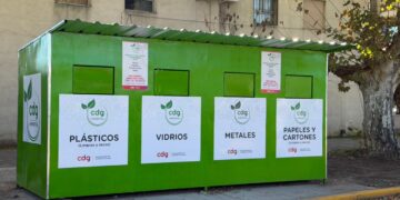 El municipio cañadense habilitó dos nuevos puntos verdes para separación de residuos en la ciudad