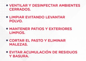 EL MUNICIPIO DE CAÑADA DE GÓMEZ ACLARA INFORMACIÓN SOBRE HANTAVIRUS Y RECUERDA MEDIDAS DE PREVENCIÓN