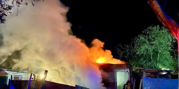 Cañada de Gómez: Incendio de una vivienda deshabitada