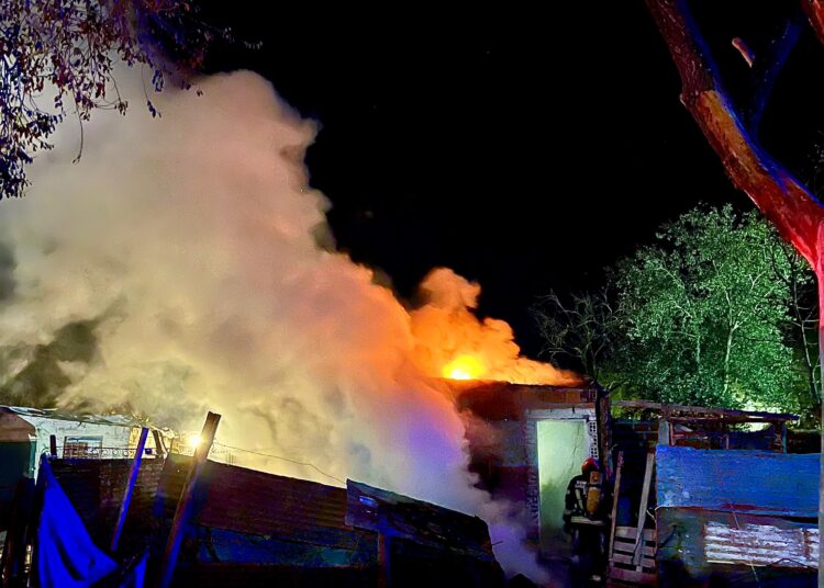 Cañada de Gómez: Incendio de una vivienda deshabitada