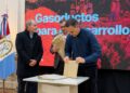 Avanza la llegada del gas natural a las localidades de Iriondo sobre la Ruta Nacional Nº 34