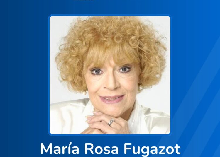 Murió la actriz María Rosa Fugazot