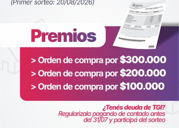 La Municipalidad de Cañada de Gómez presentó “CDG Premia” para reconocer a los contribuyentes que están al día