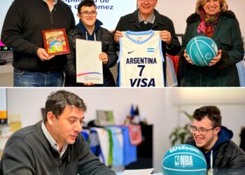 Chale recibió a Bautista Hernández y lo declaró Ciudadano Distinguido de Cañada de Gómez
