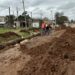 Aguas Santafesinas está trabajando en la renovación de la red colectora en Castelli entre Atlántico y Concepción