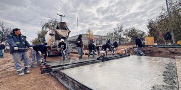 La Municipalidad de Cañada de Gómez avanza con la pavimentación de calle Oroño