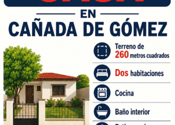 SE ALQUILA CASA EN CAÑADA DE GÓMEZ