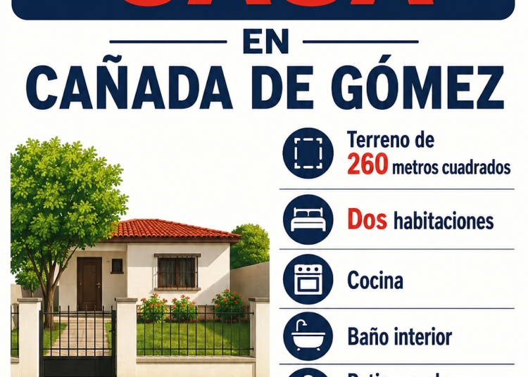 SE ALQUILA CASA EN CAÑADA DE GÓMEZ