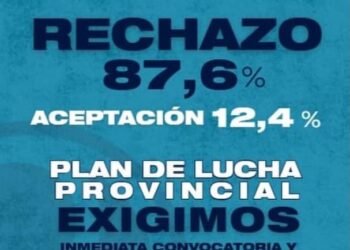 Con un 87% de desaprobación, SADOP Rosario rechazó la oferta salarial del Gobierno de Santa Fe y anticipa un plan de lucha