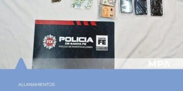 Fray Luis Beltrán y Capitán Bermúdez: allanamientos por microtráfico y amenazas en una escuela